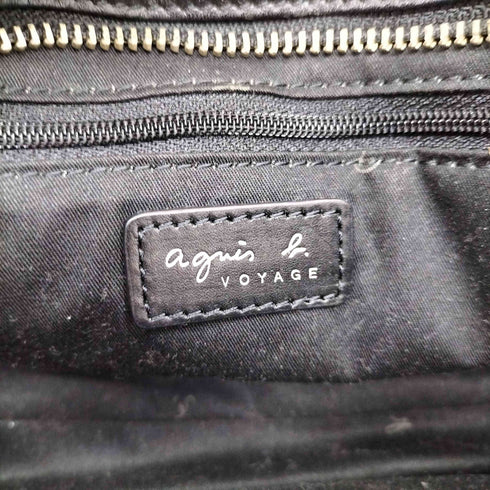 アニエスベー agnes b. angele カウレザーショルダーバッグ レディース