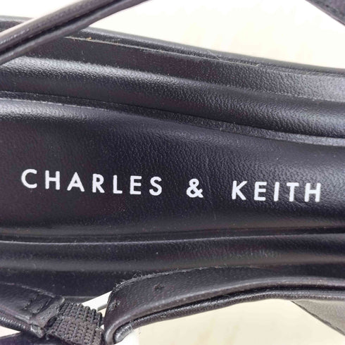 チャールズアンドキース CHARLES&KEITH レザーヒールサンダル レディース JPN:37