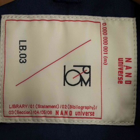 ナノユニバース NANO universe LB.03 ハイブリッドステンカラーコート メンズ JPN:L