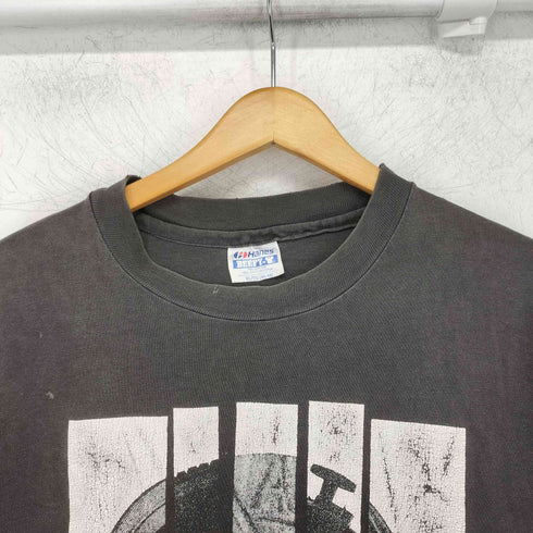 ヘインズ Hanes USA製 シングルステッチ 両面 企業プリント メンズ import:XL