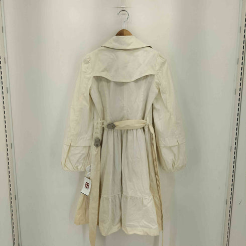 バーバリーブルーレーベル BURBERRY BLUE LABEL 裏チェック ベルテッドトレンチコート レディース 38