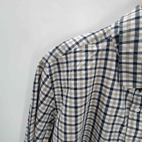 ギャップ Gap Button Down L/S Shirt チェック柄 ボタンダウン ロングスリーブ シャツ メンズ import:XXL