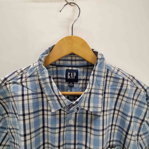ギャップ Gap Button Down L/S Shirt チェック柄 ボタンダウン ロングスリーブ シャツ メンズ import:XL