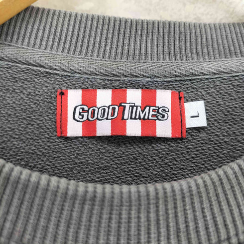 GOOD TIME CLASSIC LOGO PIGMENT CREWNECK メンズ import:L
