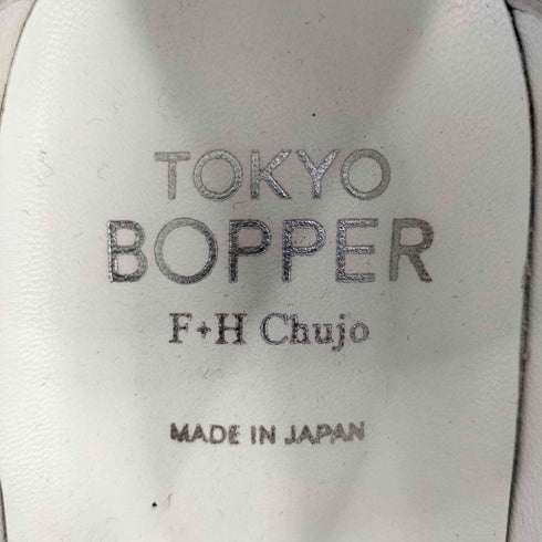 トウキョウボッパー TOKYO BOPPER FLOWER MOTIF SILVER LEATHER シルバー レザー フラワーモチーフ ローファー レディース