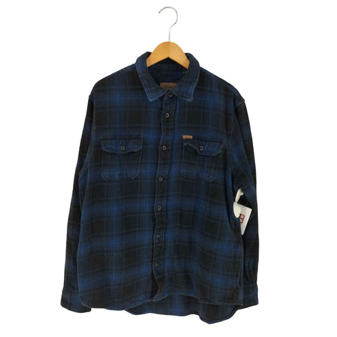 オービス ORVIS フランネルチェックシャツジャケット メンズ L