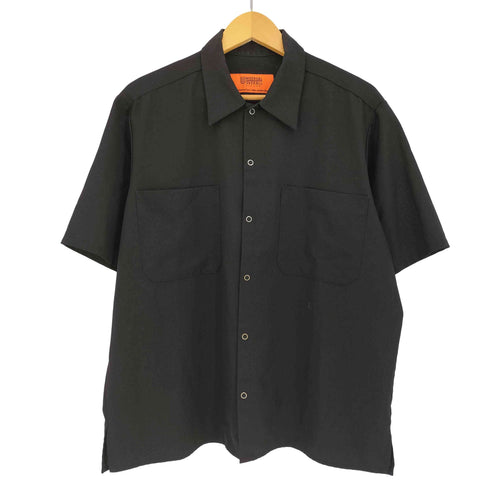 ユニバーサルオーバーオール UNIVERSAL OVERALL ポリウール シングルポケット 半袖シャツ メンズ JPN:L