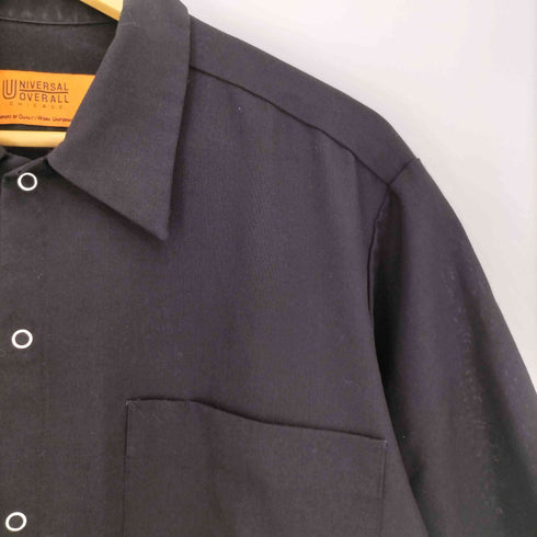 ユニバーサルオーバーオール UNIVERSAL OVERALL ポリウール シングルポケット 半袖シャツ メンズ JPN:L