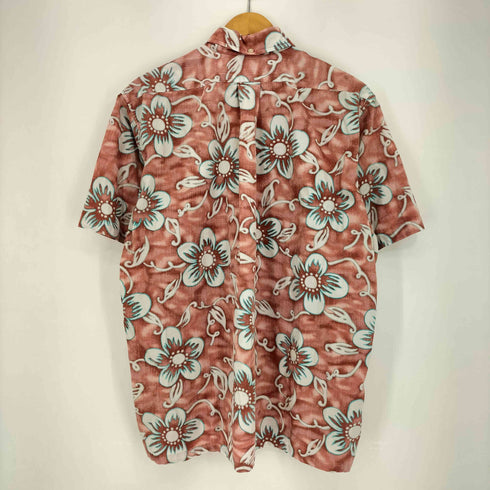 レインスプーナー Reyn Spooner 90s~00s PHIL EDWARDS フラワープリント ハーフボタン ボタンダウン アロハシャツ メンズ