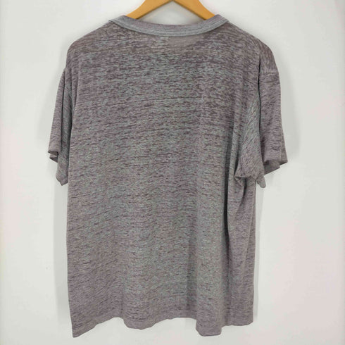 ユーエスアーミー U.S. ARMY 80-90S 米軍 ARMY アーミー S/S ステンシル ロゴ プリント ポリ混 Tシャツ シングルステッチ 霜降り メンズ import:L