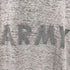 ユーエスアーミー U.S. ARMY 80-90S 米軍 ARMY アーミー S/S ステンシル ロゴ プリント ポリ混 Tシャツ シングルステッチ 霜降り メンズ import:L