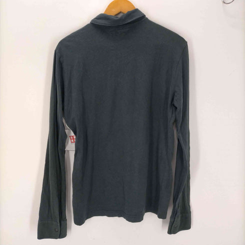 ディーゼル DIESEL 00S IN DUST グラフィック プリント L/S ポロ カットソー Y2K メンズ import:M