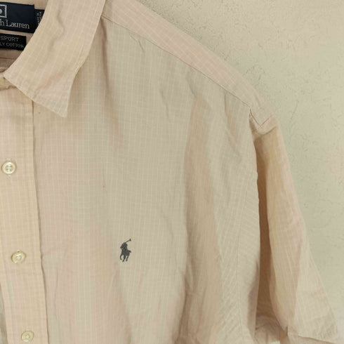 ポロバイラルフローレン Polo by RALPH LAUREN LOWELL SPORT コットンチェックシャツ メンズ XL