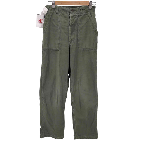 ユーエスアーミー U.S. ARMY 米軍 60S Trousers Cotton Sateen OG-107 TYPE1 コットン サテン ユーリティー ベイカー パンツ メンズ 30×33
