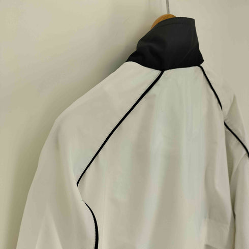 ナイキ NIKE 00S グレーコートタグ バイカラー ジップアップ ナイロン ジャケット メンズ import:M