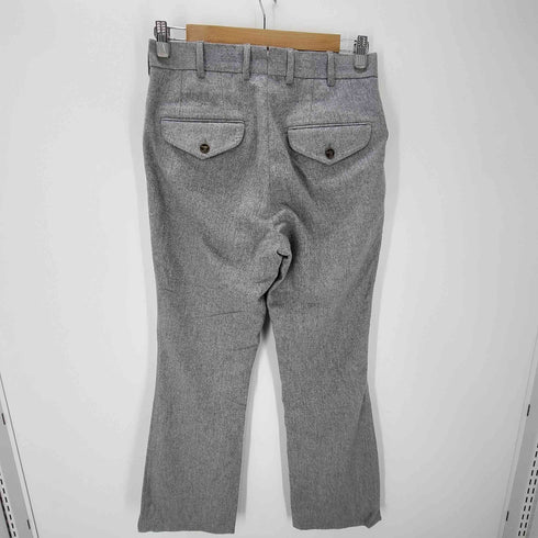strips. st st pour homme vitale barberis canonico 社製 イタリア製 ウール フレア トラウザー スラックス パンツ メンズ