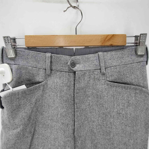 strips. st st pour homme vitale barberis canonico 社製 イタリア製 ウール フレア トラウザー スラックス パンツ メンズ