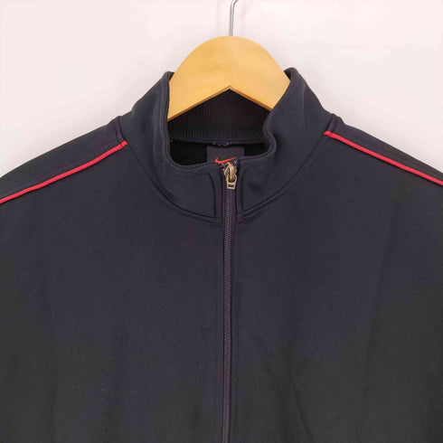 ナイキ NIKE 90S 赤黒タグ ジップアップ トラック ジャケット ジャージ メンズ import:L