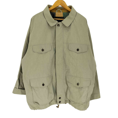 エディーバウアー Eddie Bauer 80-90S 黒タグ 比翼 ハンティング ジャケット メンズ import:XL