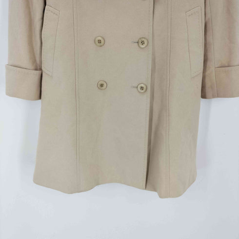 MOSAIQUE cashmere Angola カシミヤアンゴラ混 ダブル ロングコート レディース JPN:11号