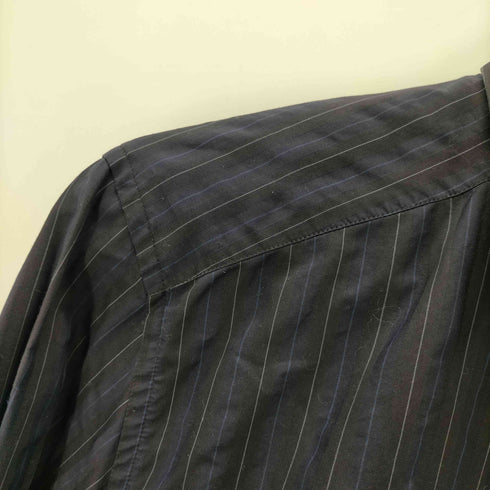 ドルチェアンドガッバーナ DOLCE&GABBANA 00S MADE IN ITALY Striped Dress Shirt イタリア製 L/S バックタック デザイン ストライプ ワイドカラー ドレス シャツ 襟芯 メンズ 39/ 15 2/1