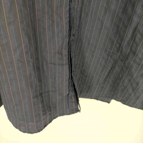 ドルチェアンドガッバーナ DOLCE&GABBANA 00S MADE IN ITALY Striped Dress Shirt イタリア製 L/S バックタック デザイン ストライプ ワイドカラー ドレス シャツ 襟芯 メンズ 39/ 15 2/1