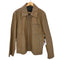 90-00S Genuine Leather Zip-Up Jacket 本革 シボ革 ジップアップ リアルレザー ジャケット ブルゾン メンズ LL