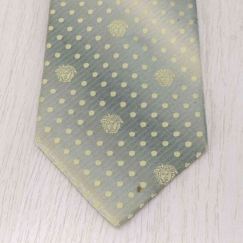 ジャンニヴェルサーチ GIANNI VERSACE MADE IN ITALY 総柄シルクネクタイ メンズ