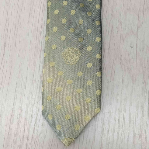 ジャンニヴェルサーチ GIANNI VERSACE MADE IN ITALY 総柄シルクネクタイ メンズ