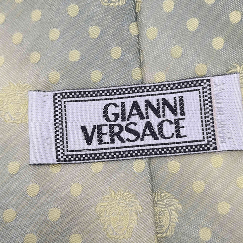 ジャンニヴェルサーチ GIANNI VERSACE MADE IN ITALY 総柄シルクネクタイ メンズ