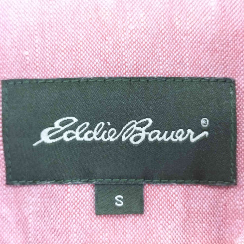 エディーバウアー Eddie Bauer リネン コットン 半袖 プルオーバーシャツ メンズ import:S