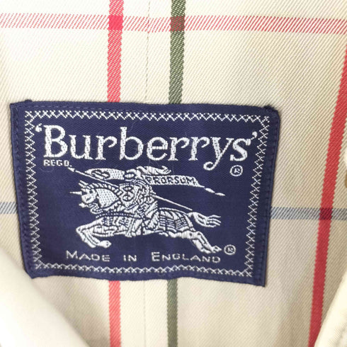 バーバリーズ BURBERRYS 90S イングランド製 裏地チェック トレンチコート レディース