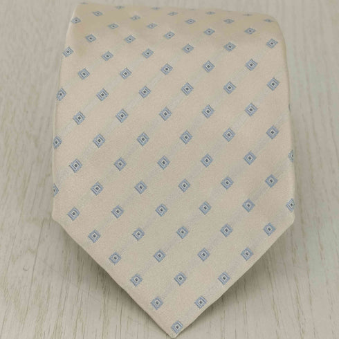 FRANCO BASSI MADE IN ITALY 総柄シルクネクタイ メンズ