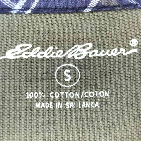 エディーバウアー Eddie Bauer コットン ボーダー 半袖 ポロシャツ メンズ import:S
