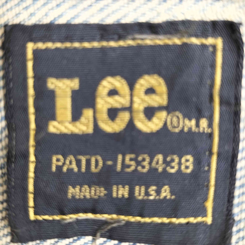 リー Lee 70-80s USA製 PATD-153438 デニム トラッカージャケット メンズ