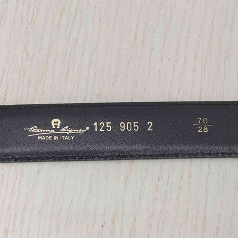 アイグナー AIGNER MADE IN ITALY レザーベルト レディース 70/28