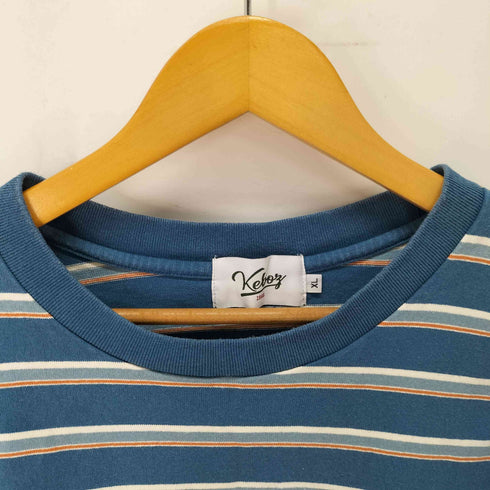 ケボズ KEboz ストライプ Tシャツ メンズ import:XL