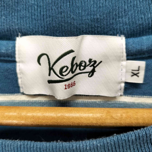 ケボズ KEboz ストライプ Tシャツ メンズ import:XL