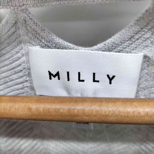 ミリー MILLY ノースリーブニットワンピース レディース P