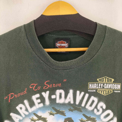 ハーレーダビッドソン HARLEY-DAVIDSON ピンナップガール モーターサイクル バイクTシャツ メンズ JPN:XL