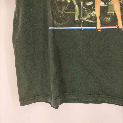 ハーレーダビッドソン HARLEY-DAVIDSON ピンナップガール モーターサイクル バイクTシャツ メンズ JPN:XL