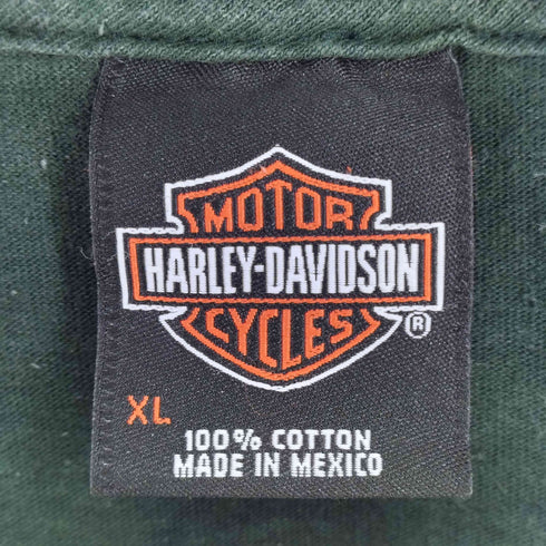 ハーレーダビッドソン HARLEY-DAVIDSON ピンナップガール モーターサイクル バイクTシャツ メンズ JPN:XL