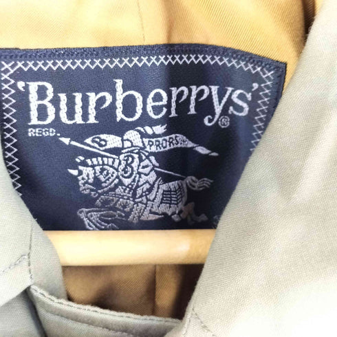 バーバリーズ BURBERRYS 90S 玉蟲 チェックライナー付き ステンカラーコート メンズ
