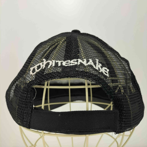 90s ハードロック バンド ロゴ エンブレム 刺繍 メッシュ トラッカーキャップ メンズ