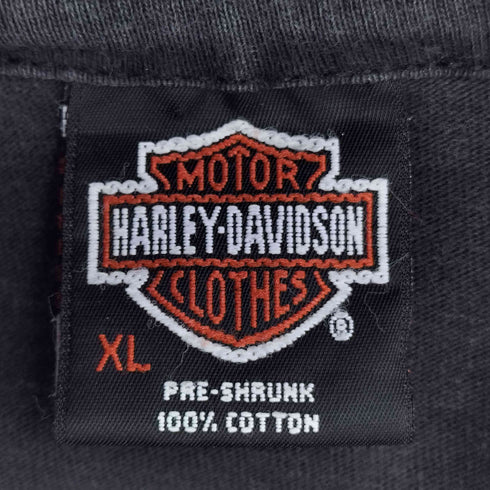 ハーレーダビッドソン HARLEY-DAVIDSON 90S USA製 イーグル 両面プリント S/S Tシャツ メンズ JPN:XL