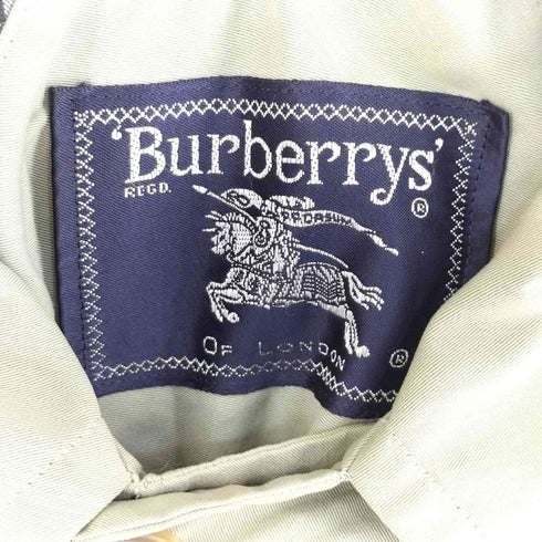 バーバリーズ BURBERRYS 90S イギリス製 ベルト付き 裏地ノバチェック ステンカラーコート メンズ