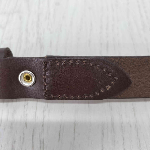 アンセルム ANCELLM BUTTON STUD LEATHER BELT ボタン スタッズ メンズ