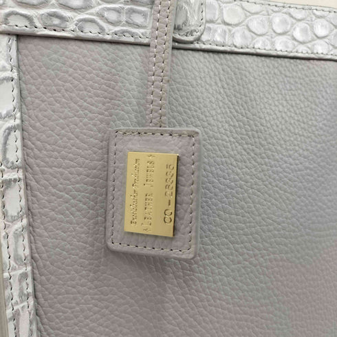 leather jewels crystal reptiles クロコダイル 2way ショルダー トートバッグ レディース