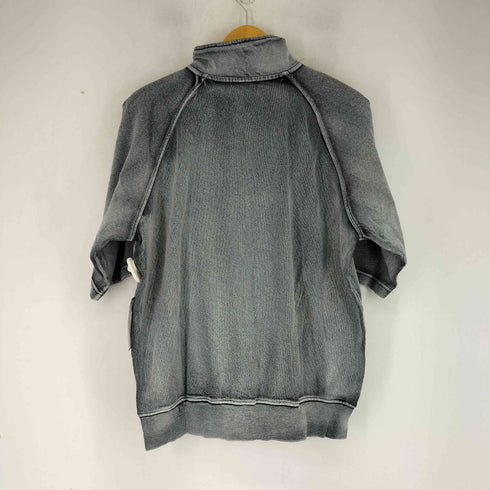 クレイル CLEL Heavy Weight Vintage Design Short Sleeve Half Zip T-shirts ヘビーウェイト ヴィンテージデザイン ショートスリーブ ハーフジップ Tシャツ メンズ JPN:S