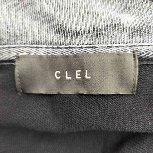 クレイル CLEL Heavy Weight Vintage Design Short Sleeve Half Zip T-shirts ヘビーウェイト ヴィンテージデザイン ショートスリーブ ハーフジップ Tシャツ メンズ JPN:S